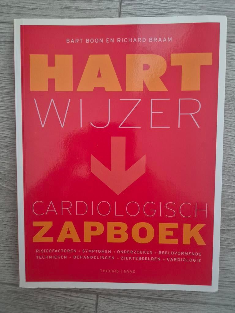 Hartwijzer: Cardiologisch Zapboek - Bart Boon & Richard, Boeken, Ophalen of Verzenden, Gelezen, Gezondheid en Conditie, Bart Boon en Richard Braam