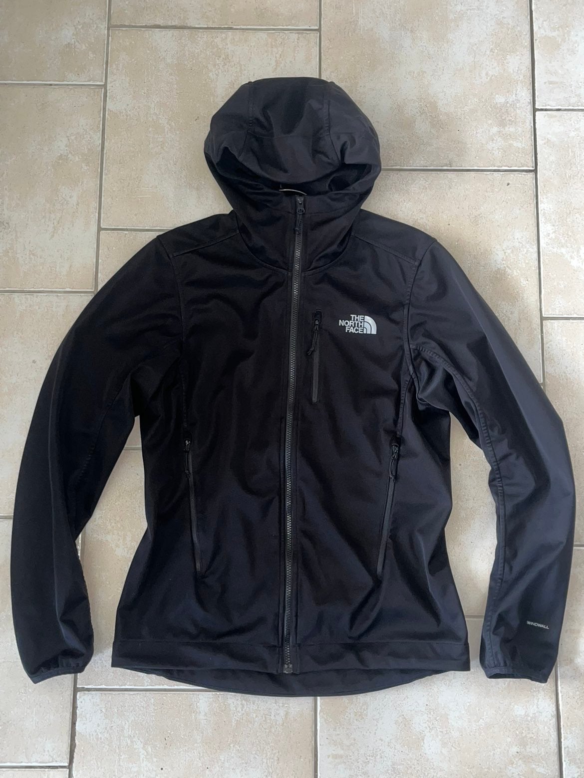 Northface windfall jas zwart, Ophalen of Verzenden, Zo goed als nieuw, Zwart