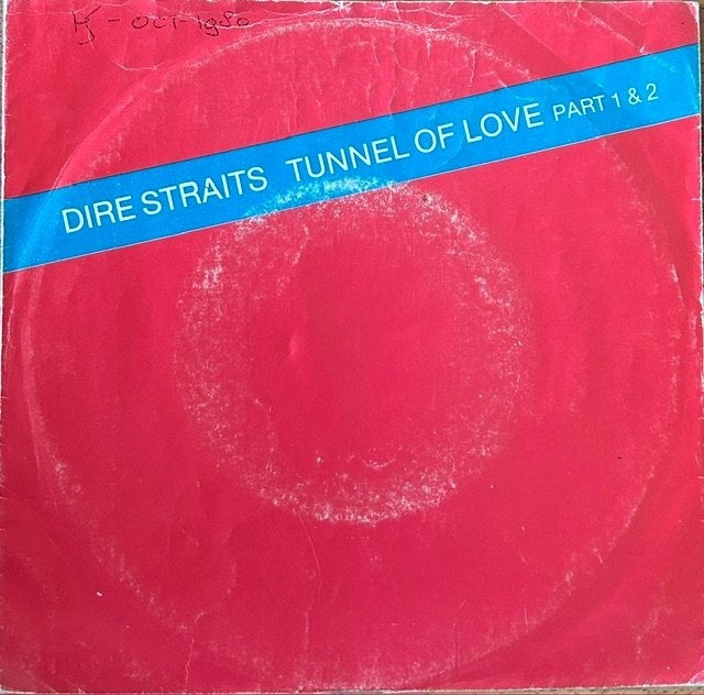 Dire Straits - Tunnel Of Love (NL-persing), Gebruikt, Fotohoes, 7 inch, Ophalen of Verzenden