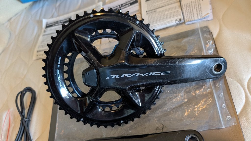Shimano Dura Ace 9200 FC-R9200P powermeter crankstel, Fietsen en Brommers, Fietsonderdelen, Crankstel of Pedalen, Ophalen of Verzenden