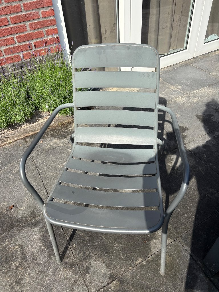 Gratis tuinstoelen, Tuin en Terras, Tuinstoelen, Ophalen, Gebruikt, Metaal