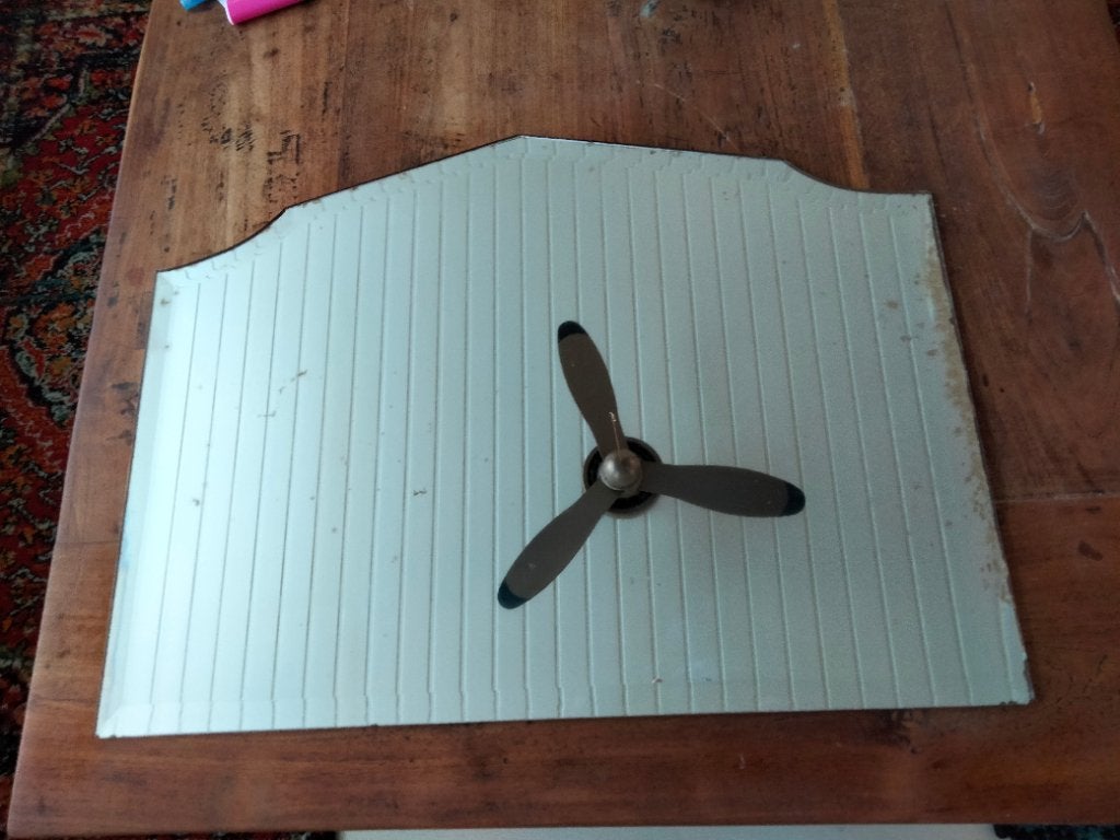 Antieke spiegel, Ophalen, Rechthoekig, 50 tot 100 cm, Minder dan 100 cm