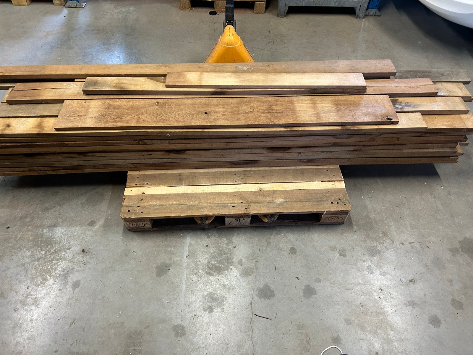 Eiken Houten planken 11,3x3,0x260 cm (ca. 40 stuks), Doe-het-zelf en Verbouw, Hout en Planken, Ophalen, 25 tot 50 mm, Eiken, Nieuw