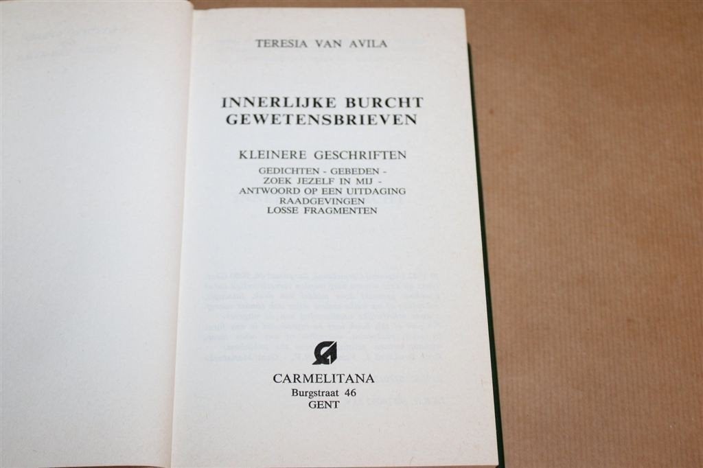 Innerlijke Burcht — Teresia van Avila Mystieke Werken 3, Ophalen of Verzenden, Gelezen