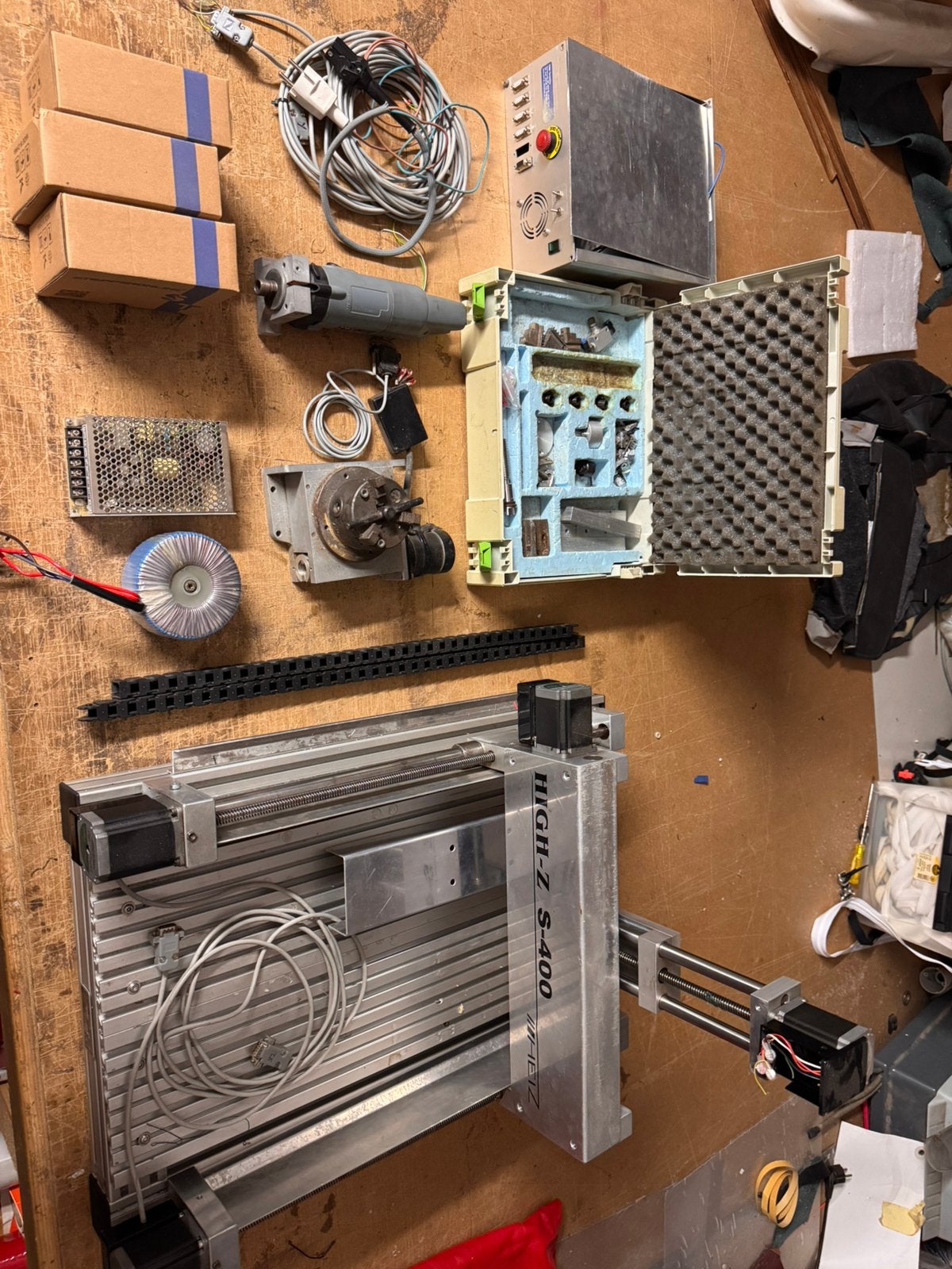 High-Z S400 CNC freesmachine + 4e as, Ophalen, Gebruikt