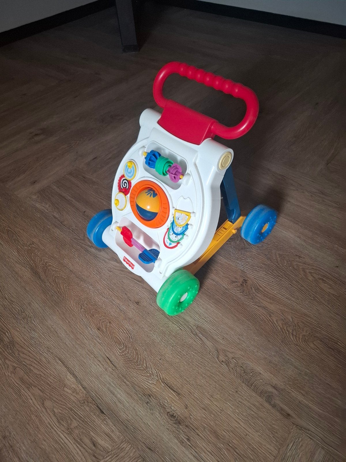 Fisher-Price loopwagen met activiteitenpaneel, Kinderen en Baby's, Speelgoed | Fisher-Price, Ophalen of Verzenden, Gebruikt, Duw- of Trekspeelgoed