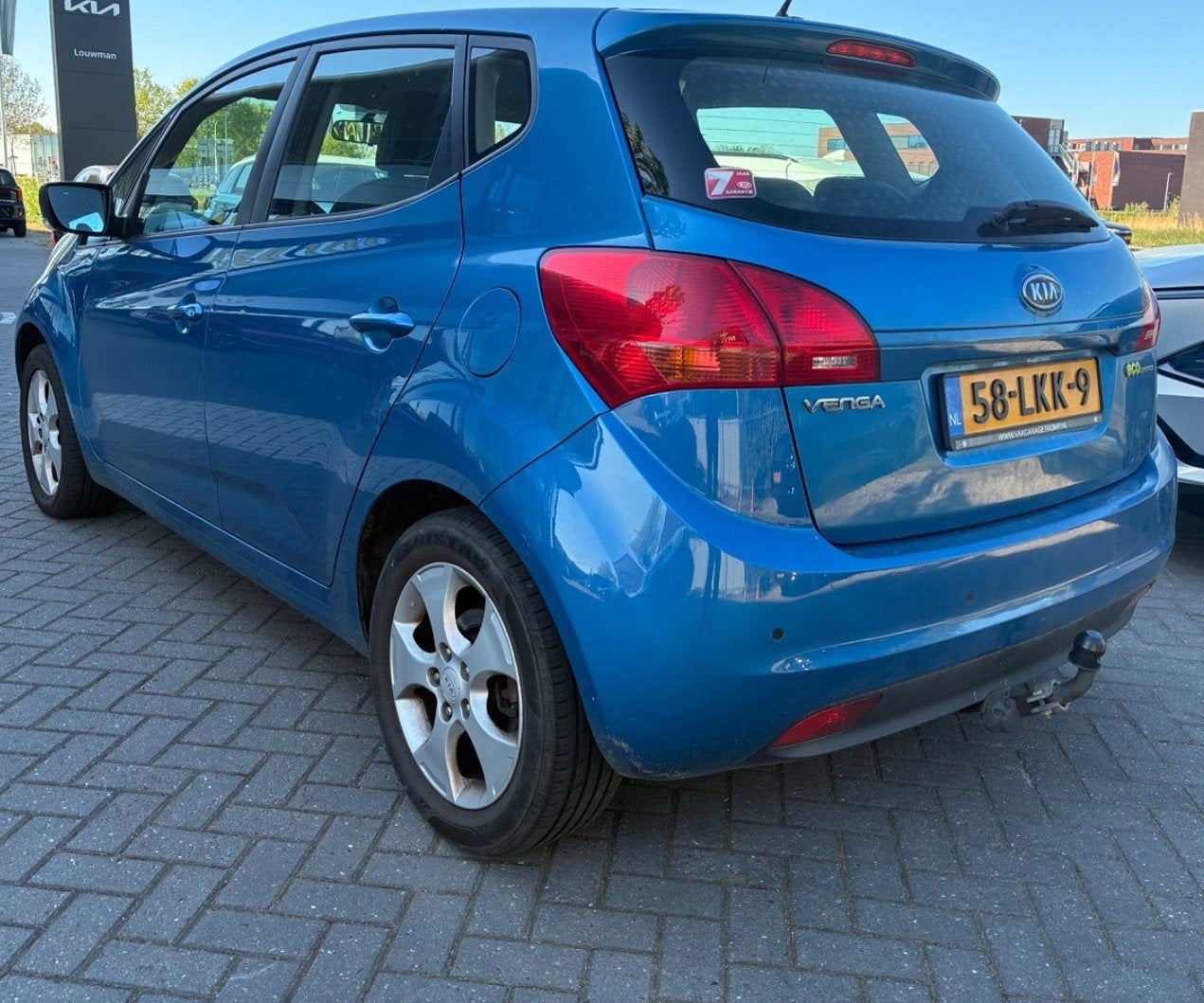 Kia Venga 1.4 CVVT X-ecutive AIRCO TREKHAAK HOGE INSTAP NAP, Auto's, Kia, Voorwielaandrijving, Euro 5, Gebruikt, Zwart