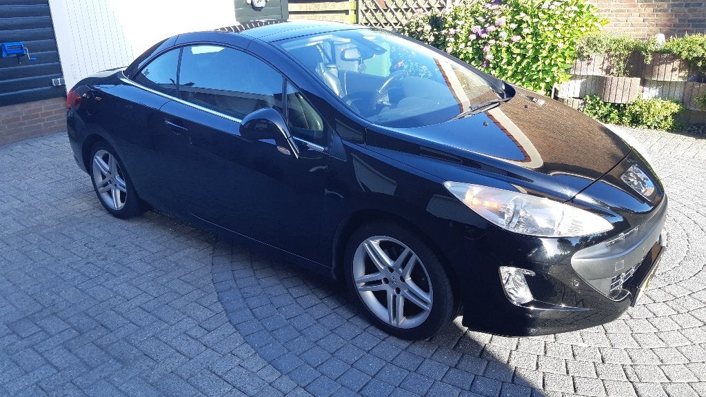 Peugeot 308 1.6 THP CC 2010 Zwart, Auto's, Peugeot, Voorwielaandrijving, 1490 kg, Cabriolet, 4 stoelen