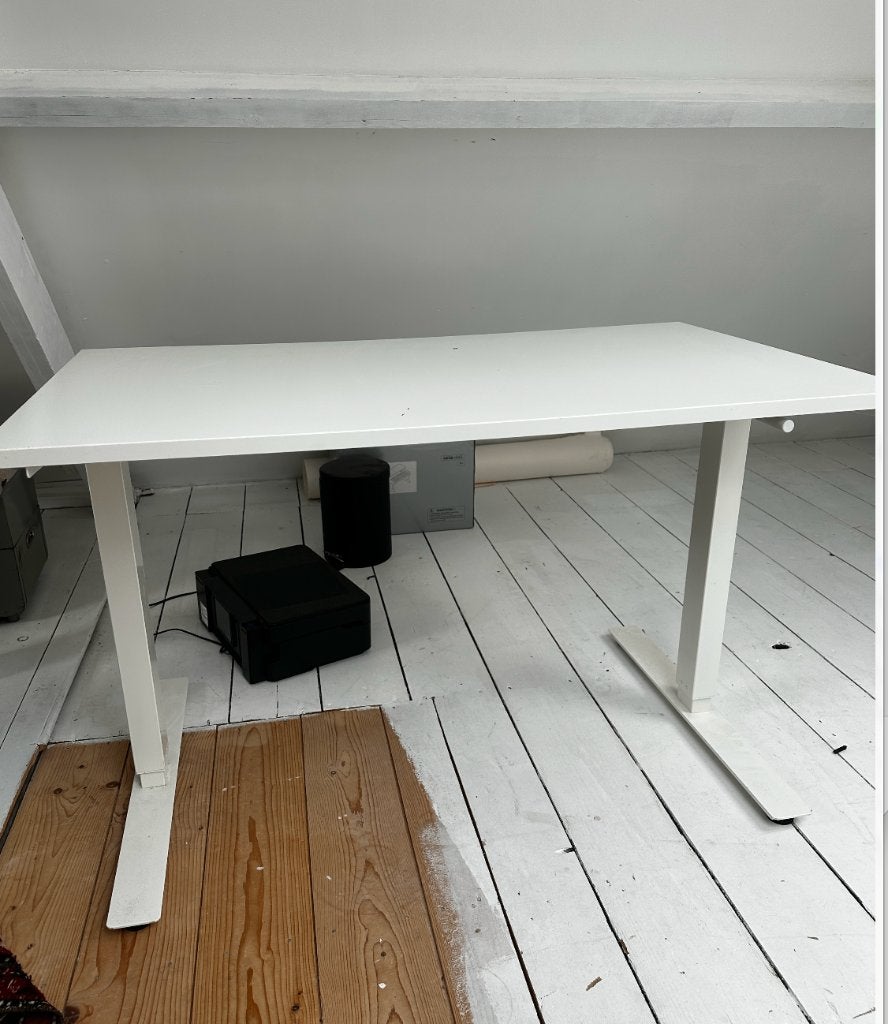 Trotten Zit/Sta Bureau IKEA, Ophalen, Zit-sta bureau, 160 cm, Gebruikt