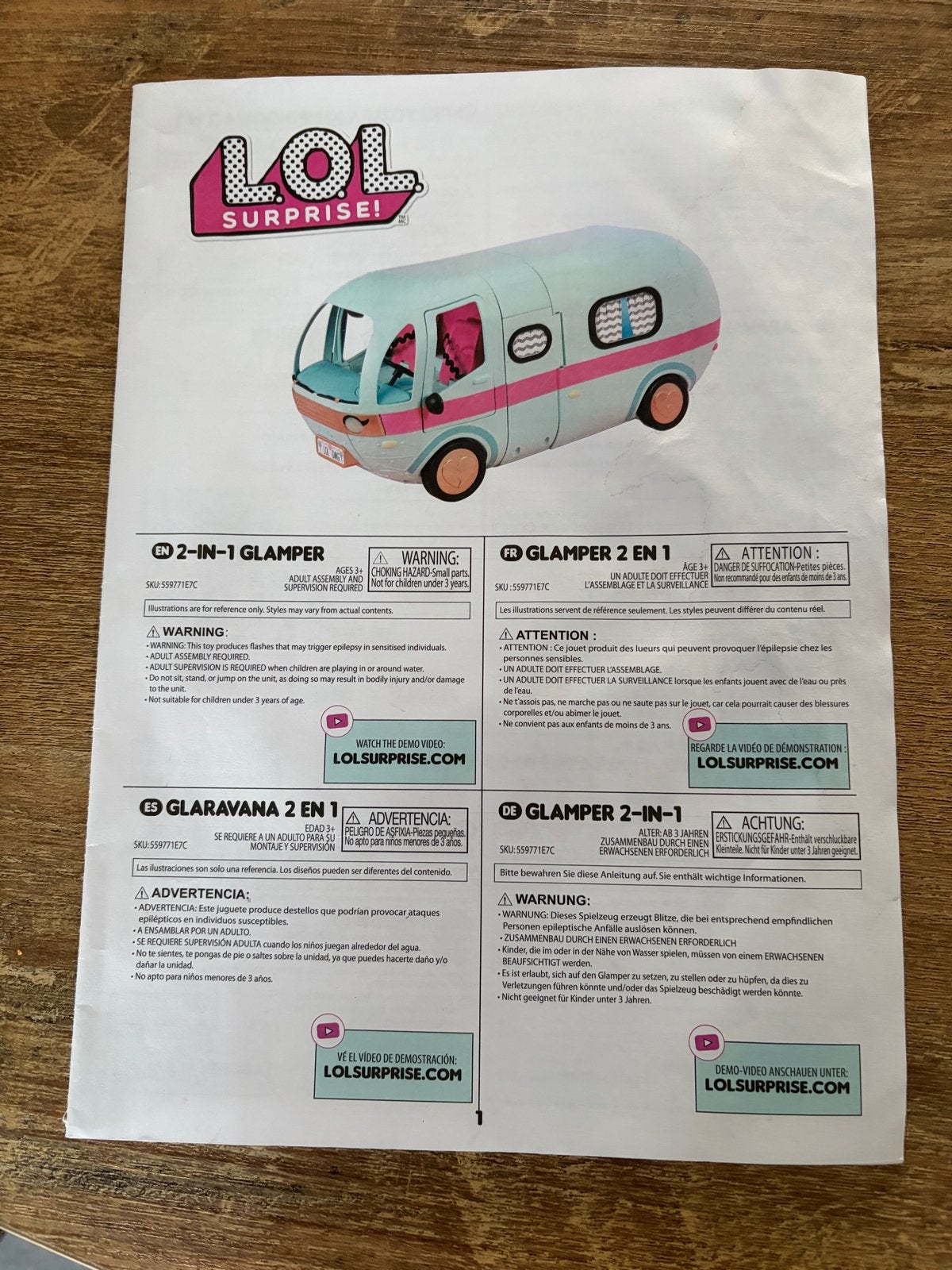 Foto 2 van L.O.L. Surprise! 2-in-1 Glamper Camper