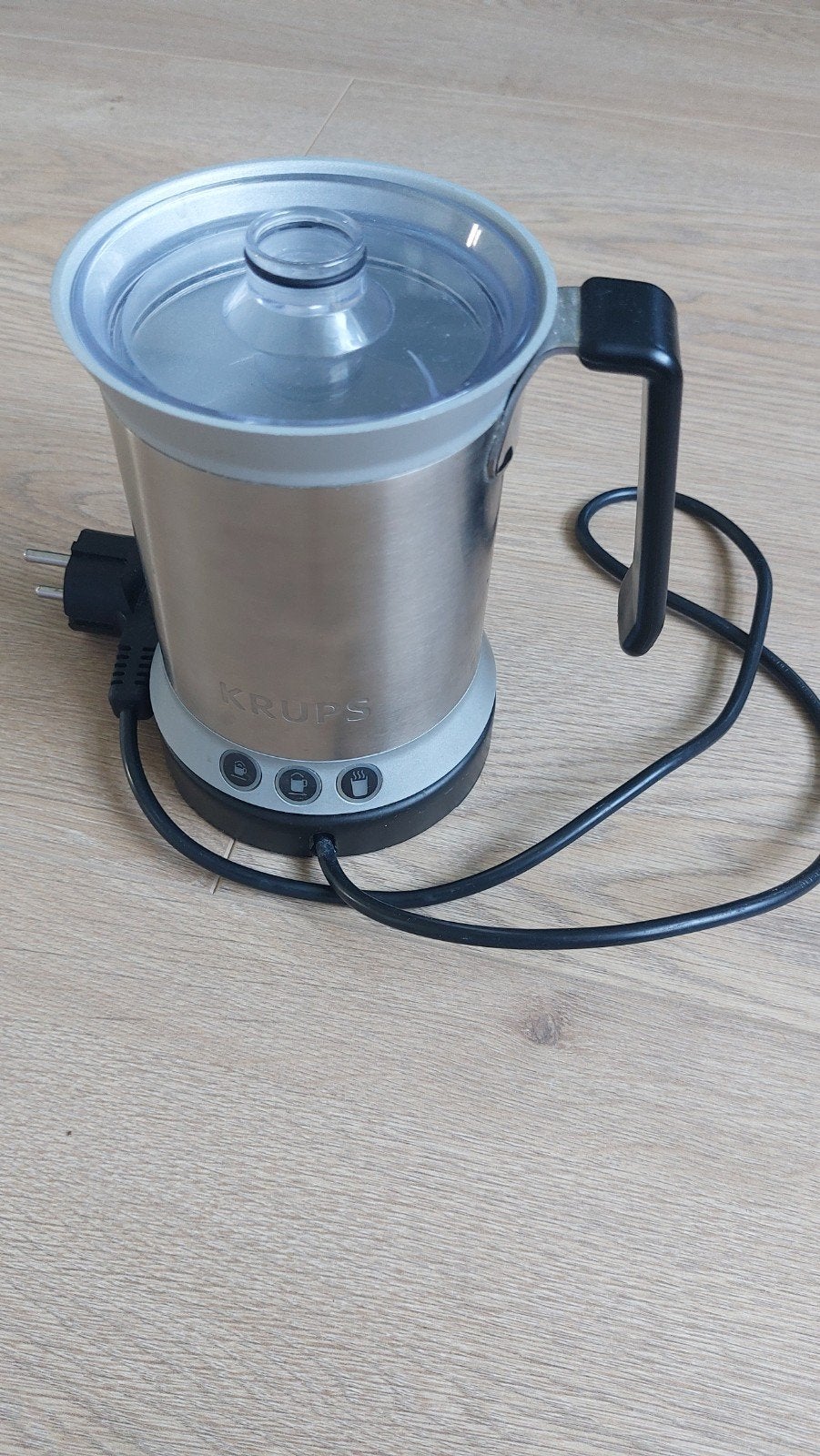 Krups melkopschuimer - gebruikt en werkend, Witgoed en Apparatuur, Ophalen of Verzenden, Gebruikt, Elektrische melkopschuimer