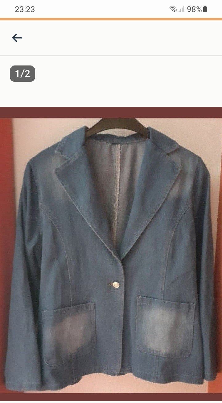 Spijker colbert maat 40/42, Kleding | Dames, Jasjes, Kostuums en Pakken, Ophalen of Verzenden, Zo goed als nieuw, Maat 38/40 (M)