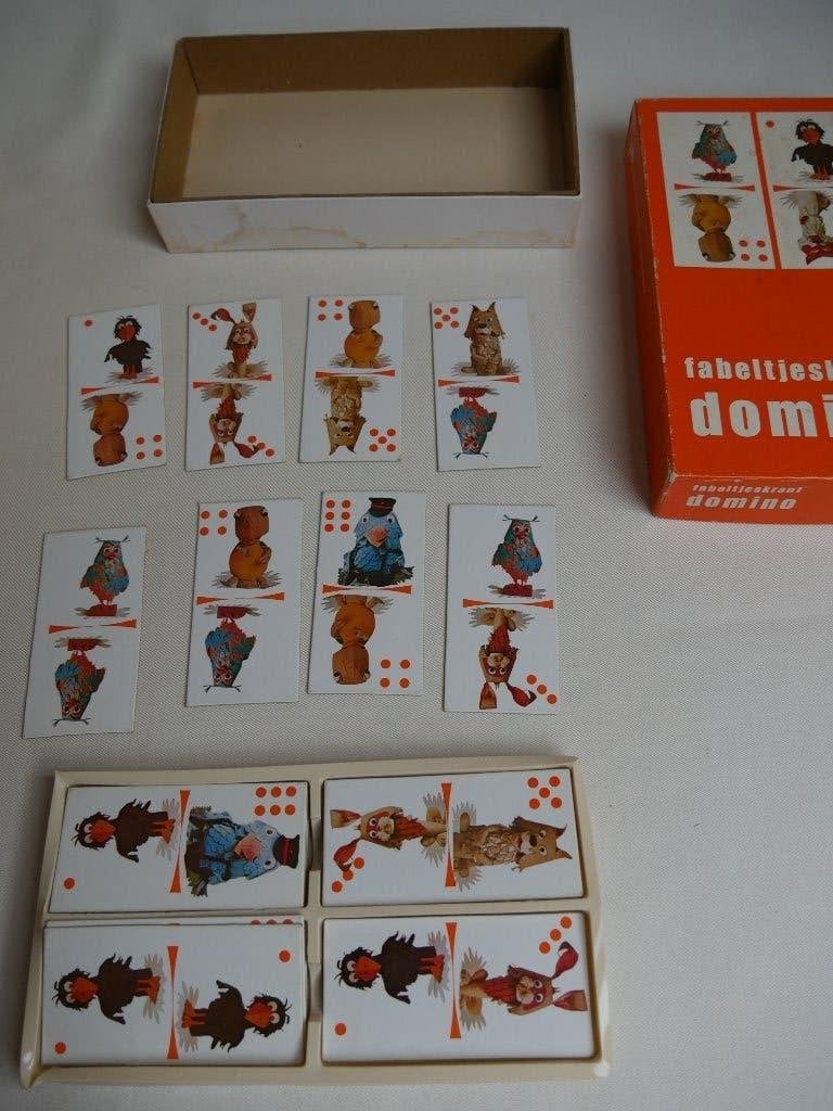 De Fabeltjes krant - domino spel, Ophalen of Verzenden