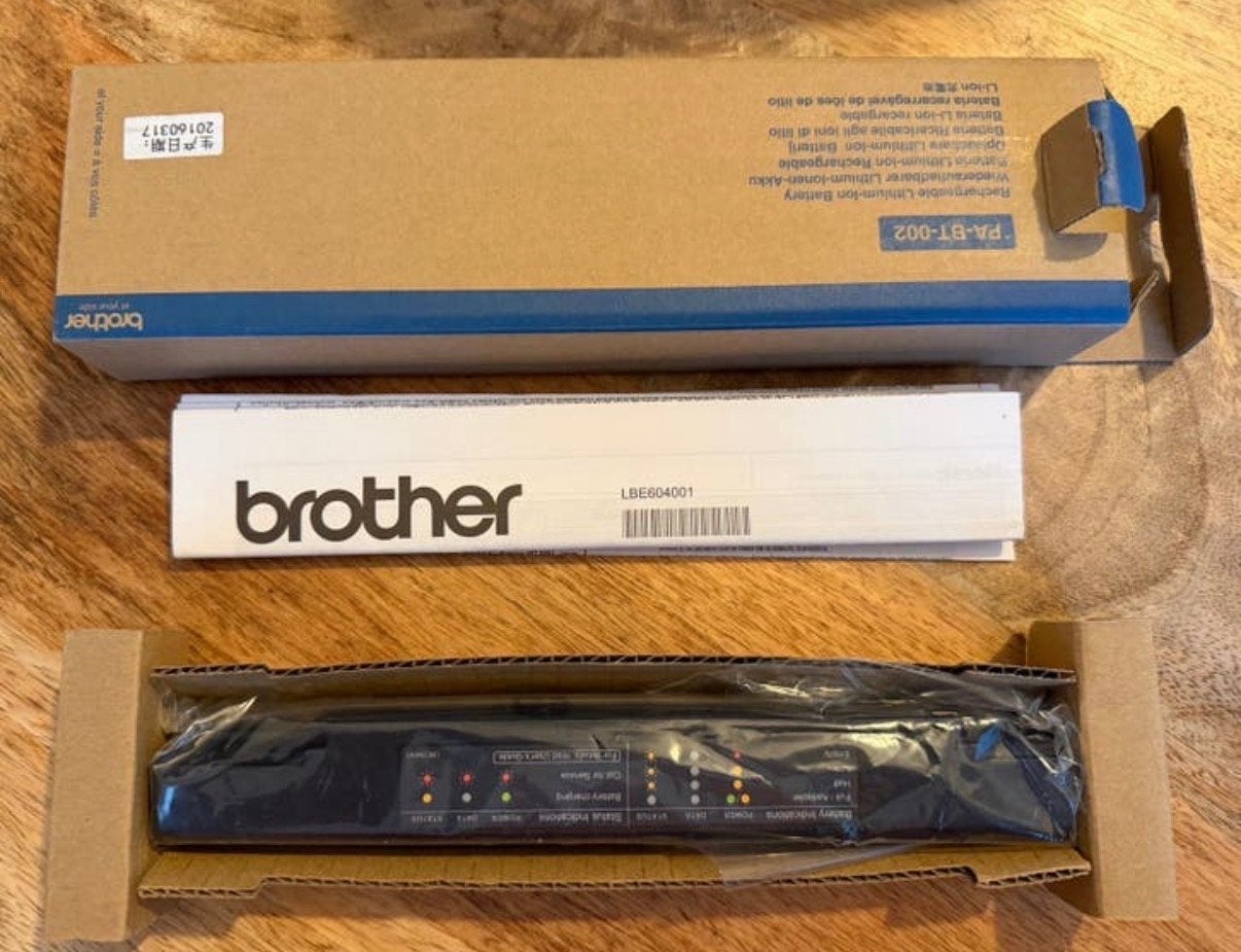 Brother PA-BT-4000LI Li-ion Batterij voor labelprinters, Ophalen of Verzenden, Nieuw