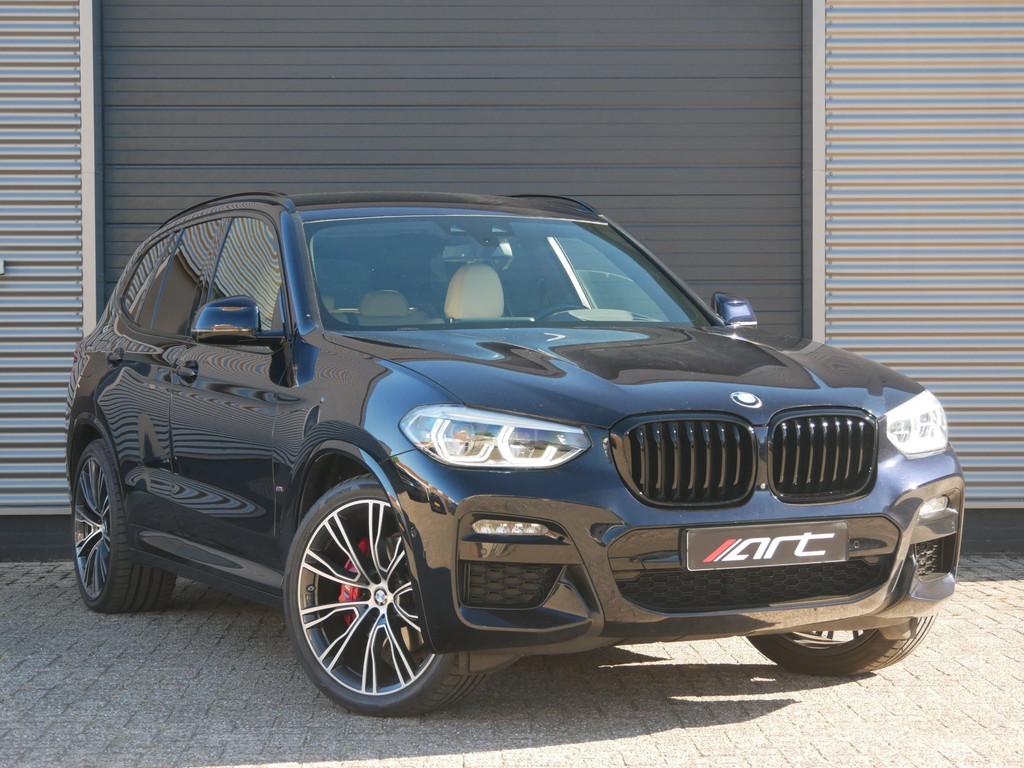 BMW X3 XDrive30e M-Sport, elek. Trekhaak, 21 inch, Head-up,, Auto's, Automaat, 1998 cc, Gebruikt, Beige