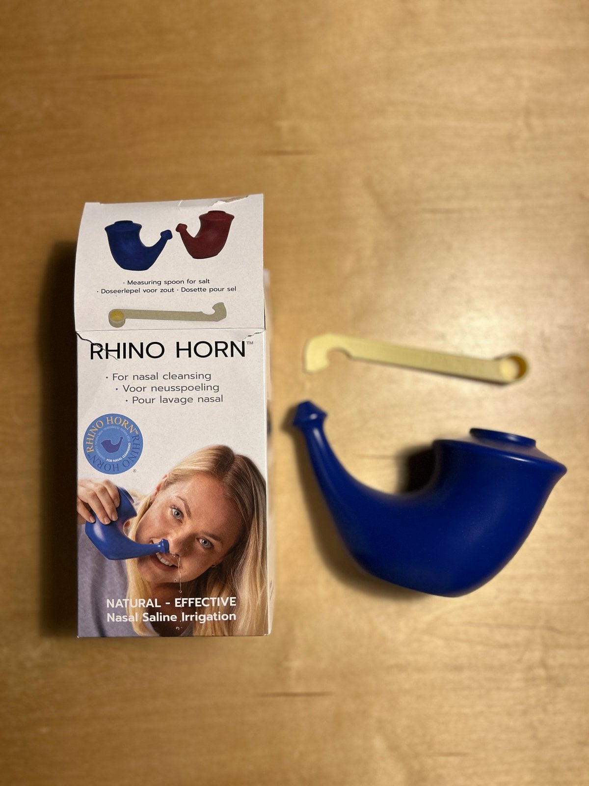 Nieuw Rhino horn neusspoeler neusdouche, Ophalen of Verzenden, Nieuw, Overige typen