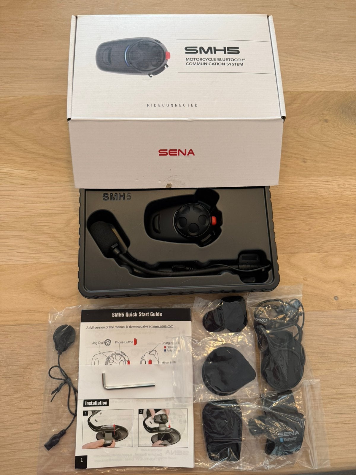 Sena SMH5 Bluetooth & intercom voor scooter/motor, Ophalen of Verzenden, Tweedehands, Overige typen, Overige merken