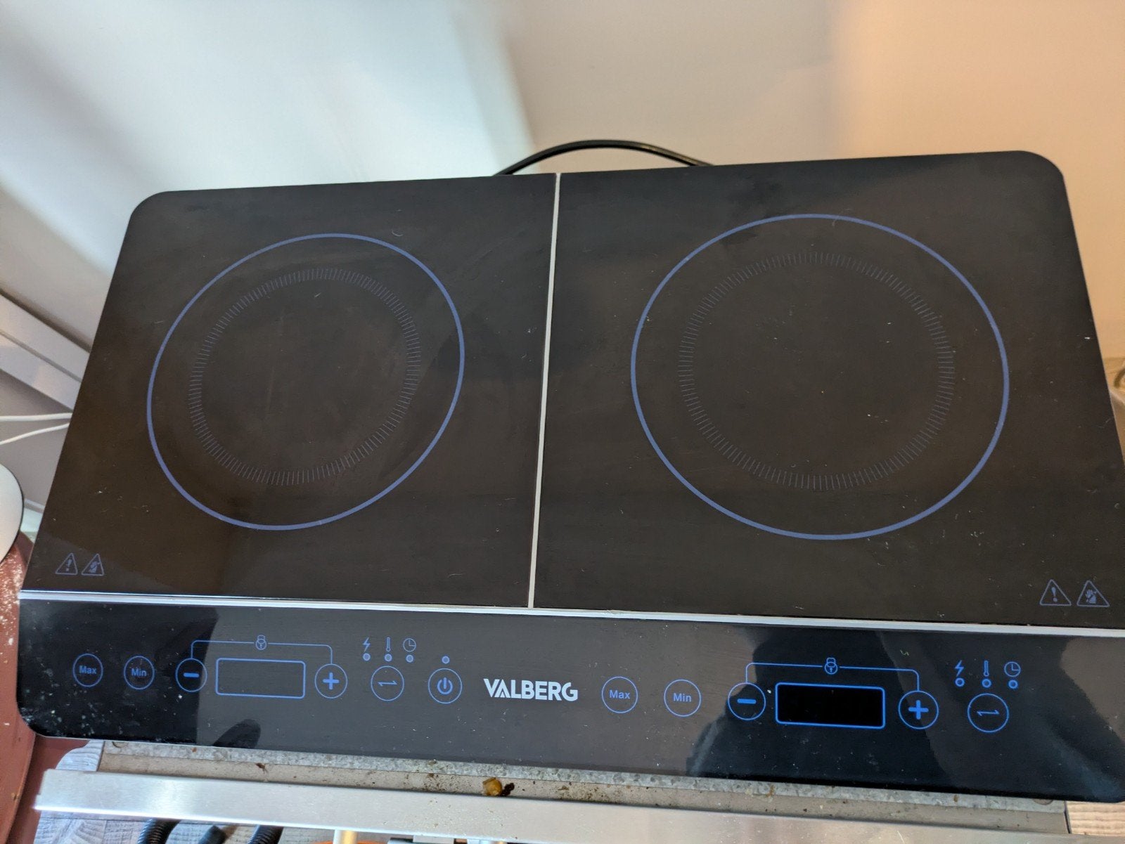 Valberg inductiekookplaat 2 pits 3500W – DEFECT, Witgoed en Apparatuur, Ophalen of Verzenden, Vrijstaand, Inductie, 3 kookzones of minder