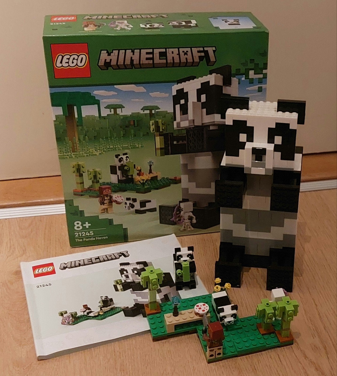 Lego Minecraft 21245 Het Panda Huis, Gebruikt, Minecraft, Lego, Ophalen of Verzenden