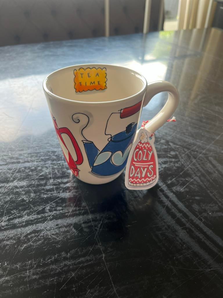 Nieuwe Blond Amsterdam mok 'Cozy Days' - Tea Time, Ophalen, Nieuw, Blond Amsterdam, Kop(pen) en/of Schotel(s)