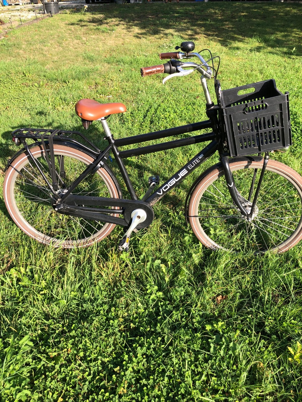 Vogue Elite Plus herenfiets met Voordrager en Mand, Ophalen, Gebruikt, Overige merken, Versnellingen