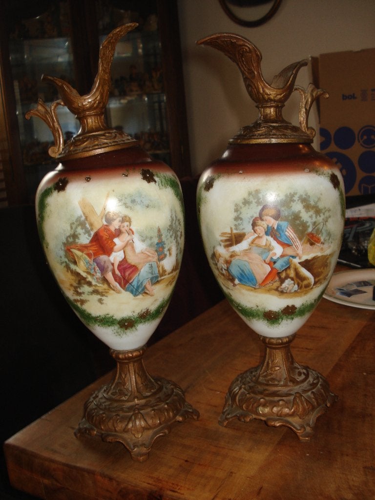 antieke vazen / schenkkannen, Ophalen
