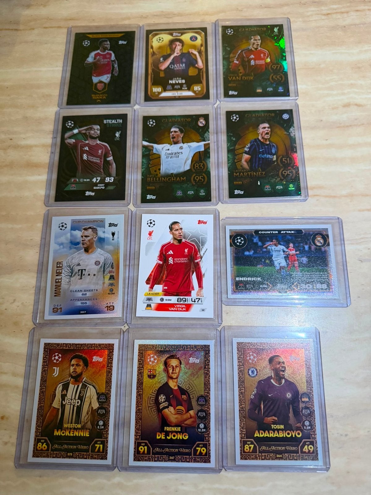 Voetbal Spelerskaarten Collectie - Topps Champions League, Verzamelen, Ophalen of Verzenden, Zo goed als nieuw, Buitenlandse clubs