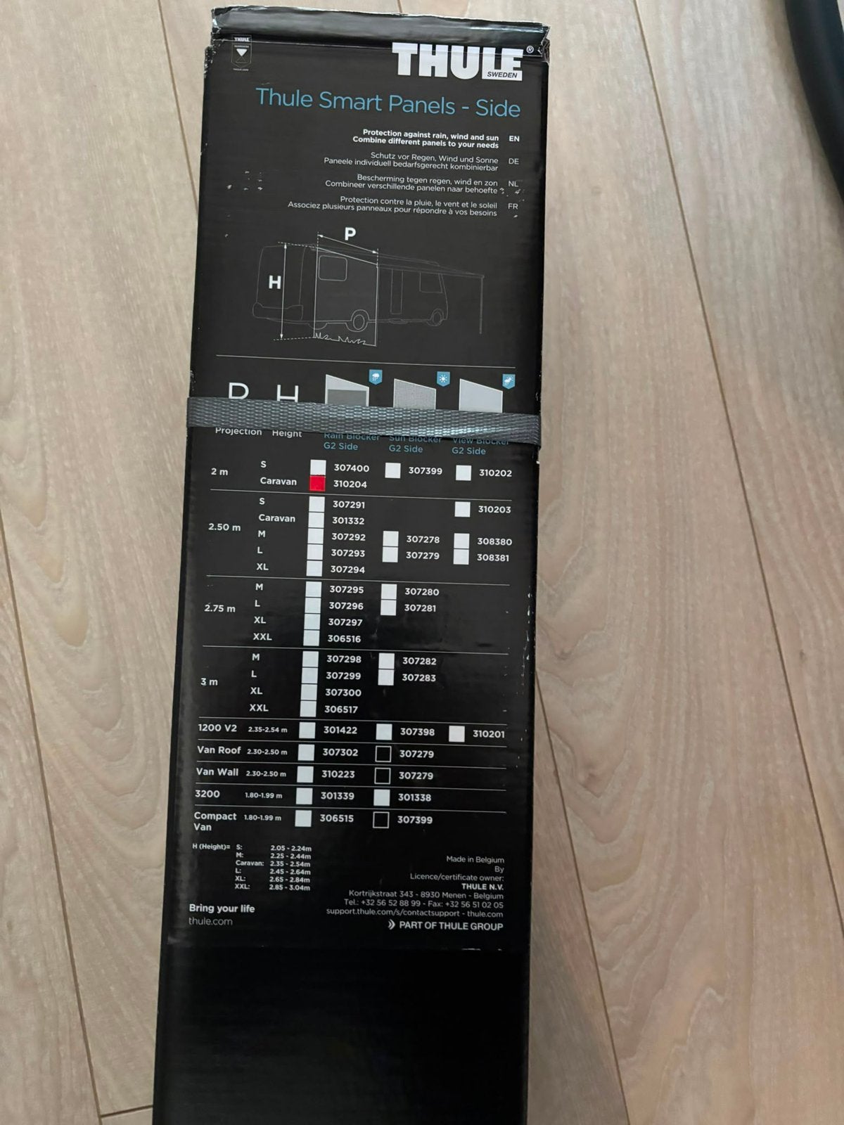 Thule Rain Blocker side G2 zijwand 200 caravan., Ophalen, Nieuw