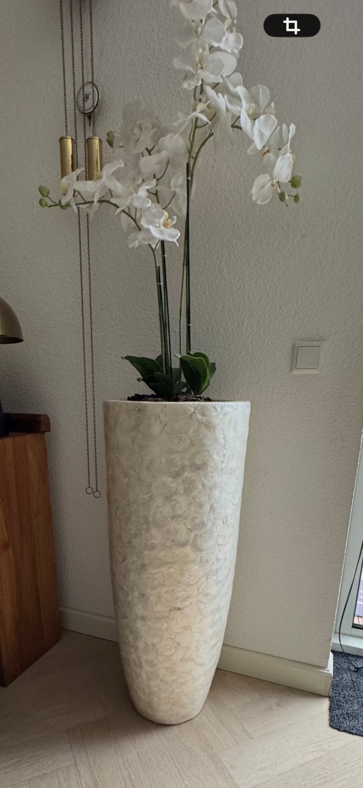 Eric Kuster Grote vaas met bloemen Compleet, Ophalen, Gebruikt