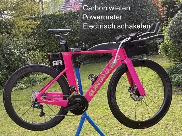 Quintana Roo PRSix Disc Triathlonfiets- maat 52, Fietsen en Brommers, Fietsen | Racefietsen, Carbon, 49 tot 53 cm, 15 tot 20 versnellingen