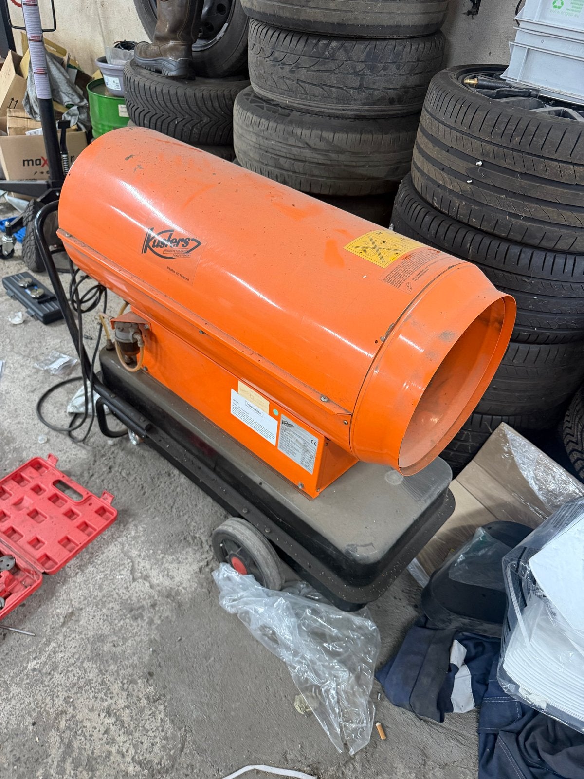 Diesel kanon kachel - Krachtige werkplaatsverwarming, Ophalen, 30 tot 80 cm, Gebruikt, Kachel