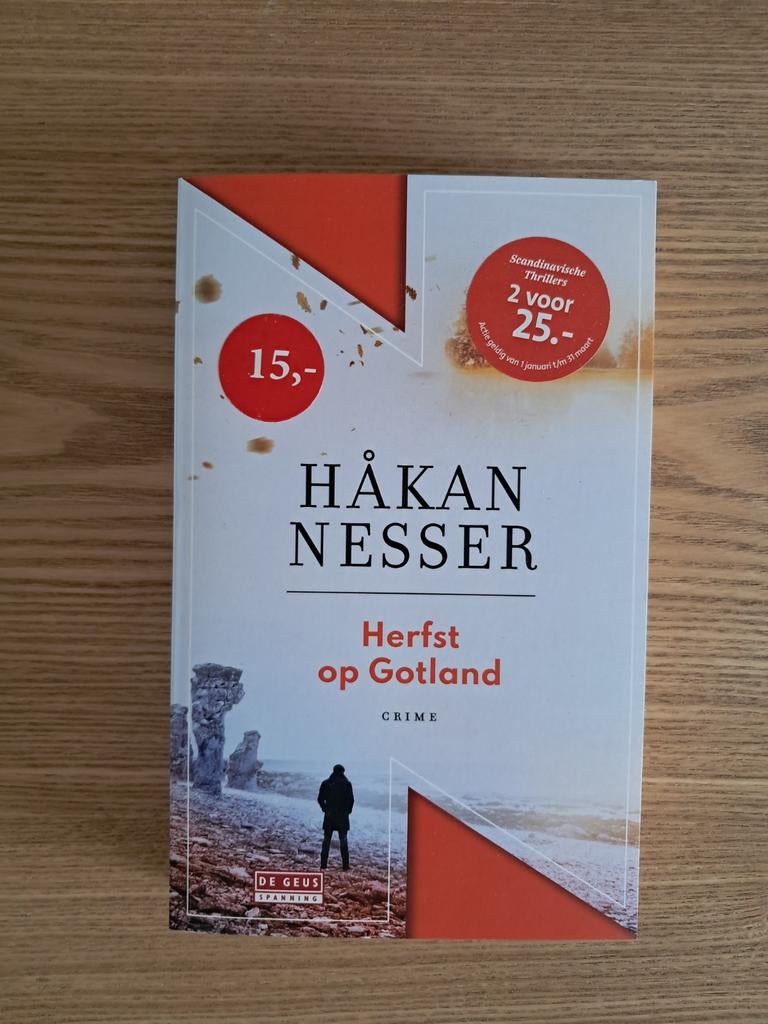 Herfst op Gotland - Håkan Nesser (Crime), Boeken, Ophalen of Verzenden, Gelezen, Håkan Nesser, Scandinavië
