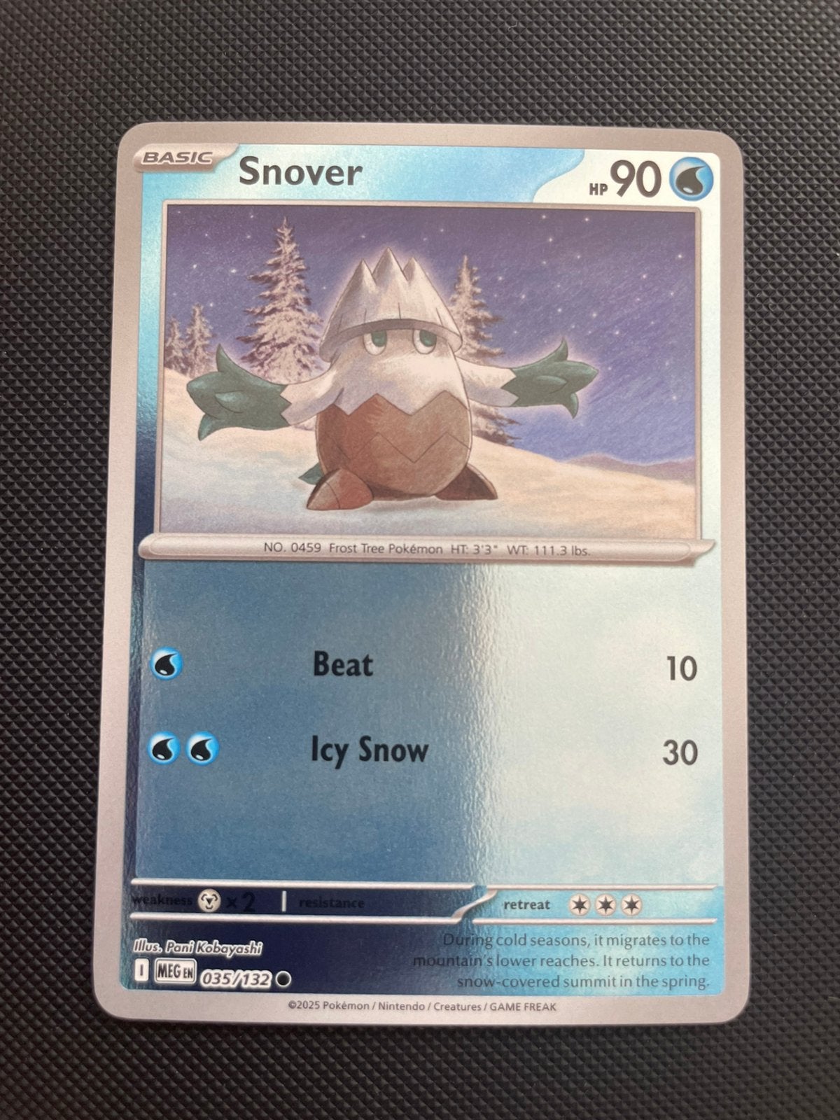 Snover 035/132 Reverse Holo Mega Evolution Packfresh, Ophalen of Verzenden, Zo goed als nieuw