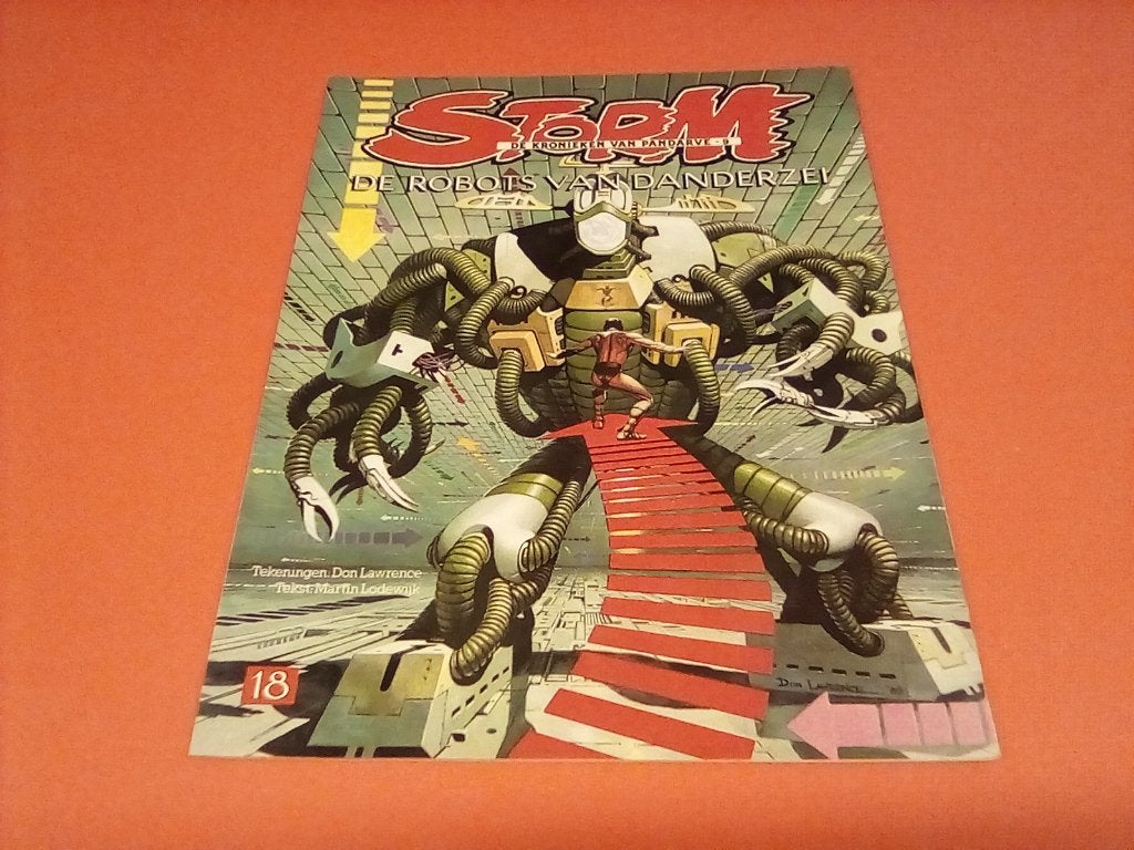 Storm: De Robots van Danderzei  De Kronieken van Pandarve 18, Eén stripboek, Don Lawrence, Martin Lodewijk, Ophalen of Verzenden