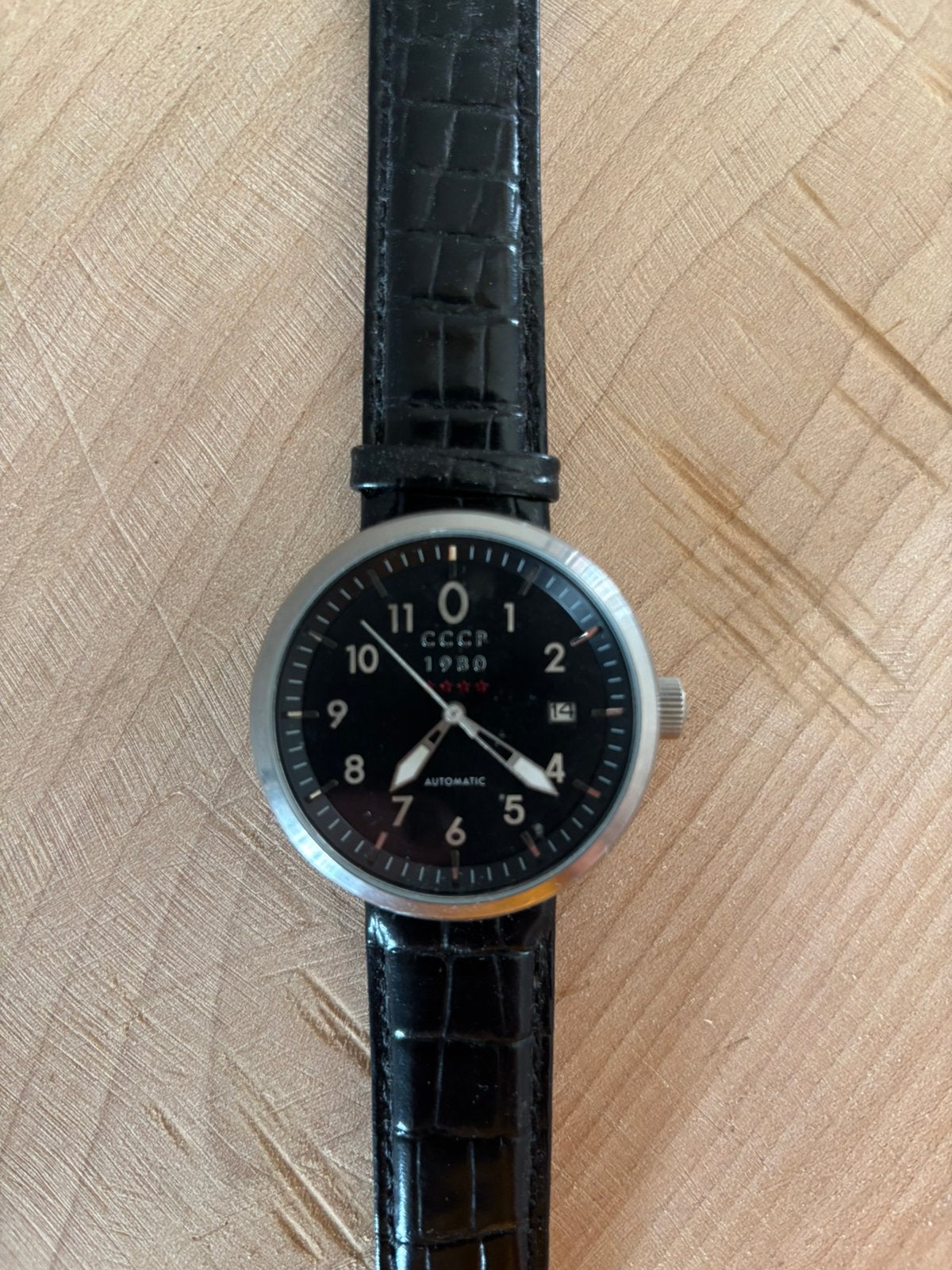 CCCP 1980 Akula automatisch herenhorloge, Ophalen of Verzenden, Zo goed als nieuw, Overige merken