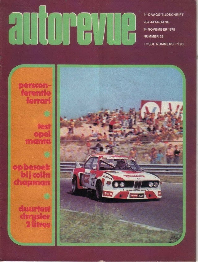 Autorevue 23 1975 : Opel Manta 16S - Chrysler 2 litres, Ophalen of Verzenden, Gelezen, Algemeen
