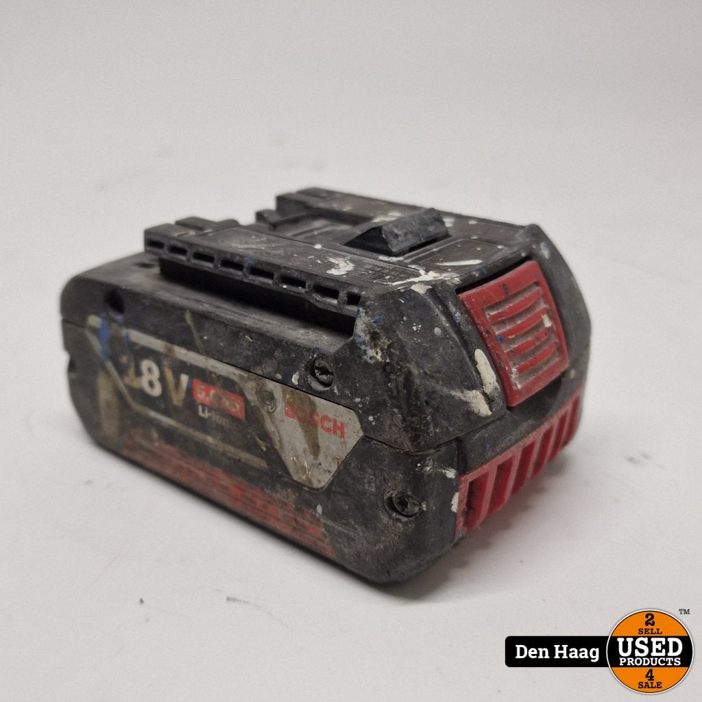 Bosch GBA 18V 5.0Ah Accu | Incl garantie, Bosch, Gebruikt, Support@bosch.com, Robert Bosch GmbH
Robert-Bosch-Platz 1
70839 Gerlingen-SchillerhÃ¶he
Germany