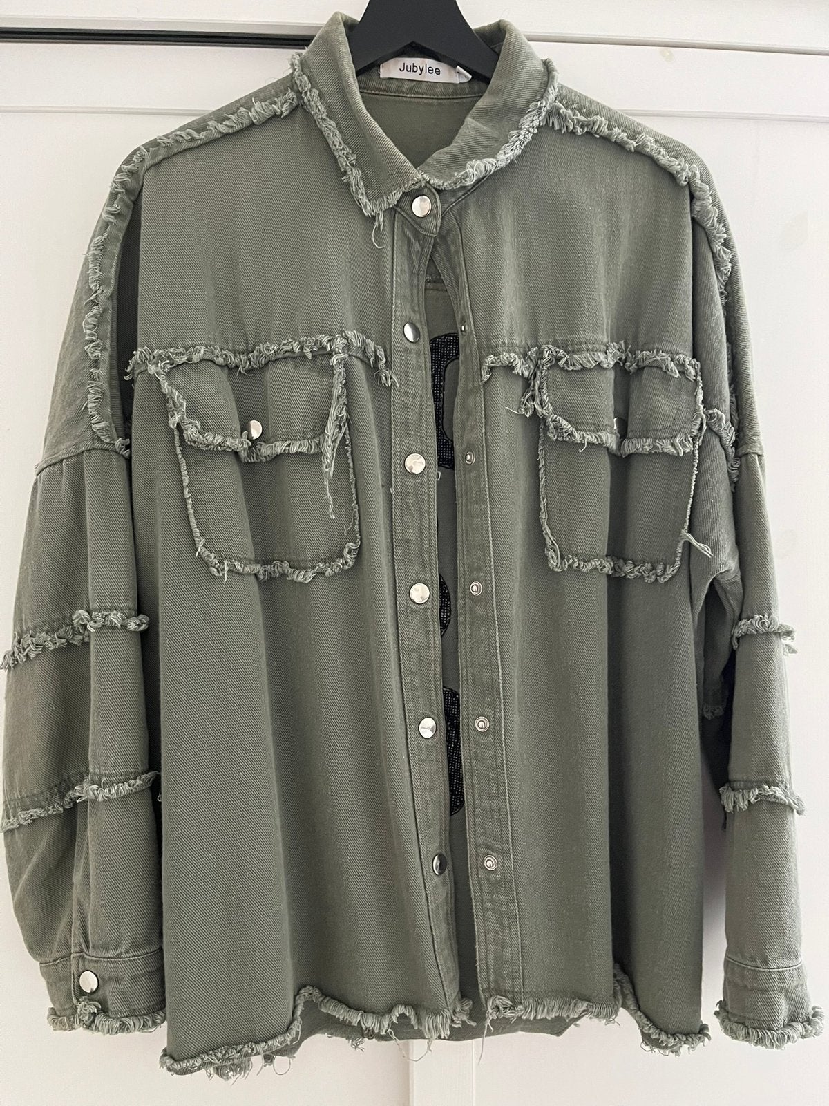 Blouse/jasje, Verzenden, Zo goed als nieuw, Maat 42/44 (L), Groen
