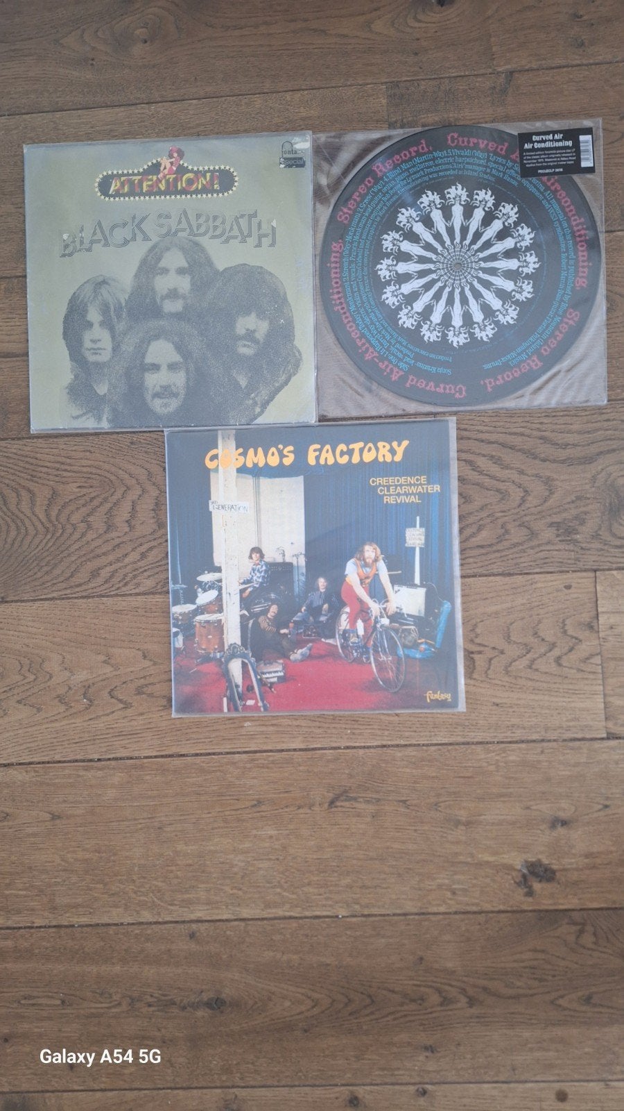 Black Sabbath, Curved Air, CCR Vinyl LP's, LP, Gebruikt, Hard Rock, Ophalen of Verzenden