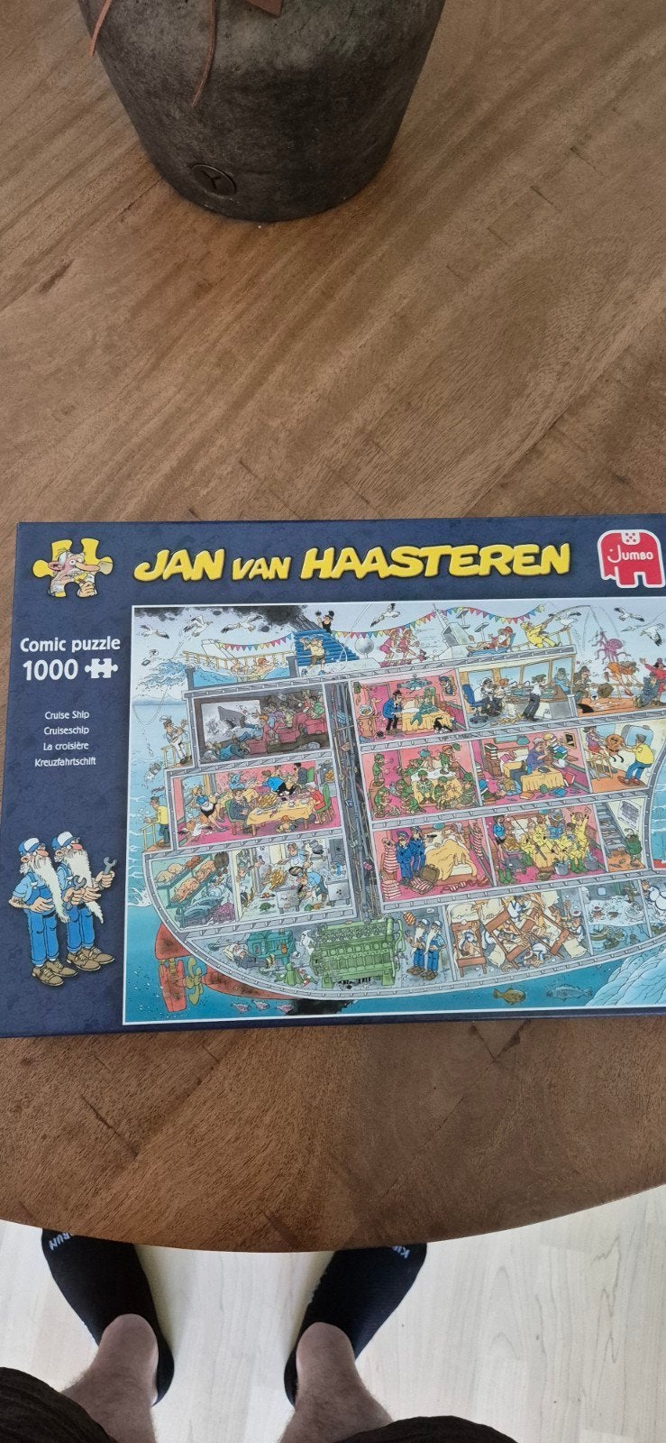 Jan van Haasteren - Cruise Schip 1000 stukjes, Hobby en Vrije tijd, Denksport en Puzzels, Ophalen of Verzenden