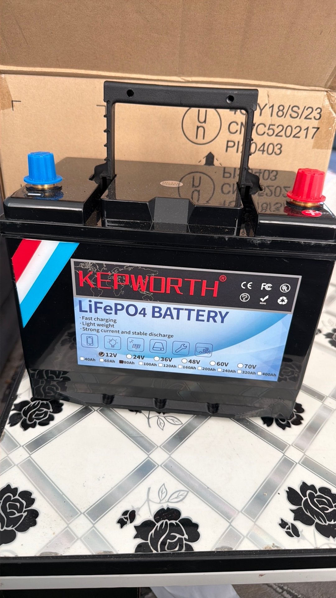 Kepworth Lifepo4 battery lium accu NIEUW!!, Ophalen, Nieuw