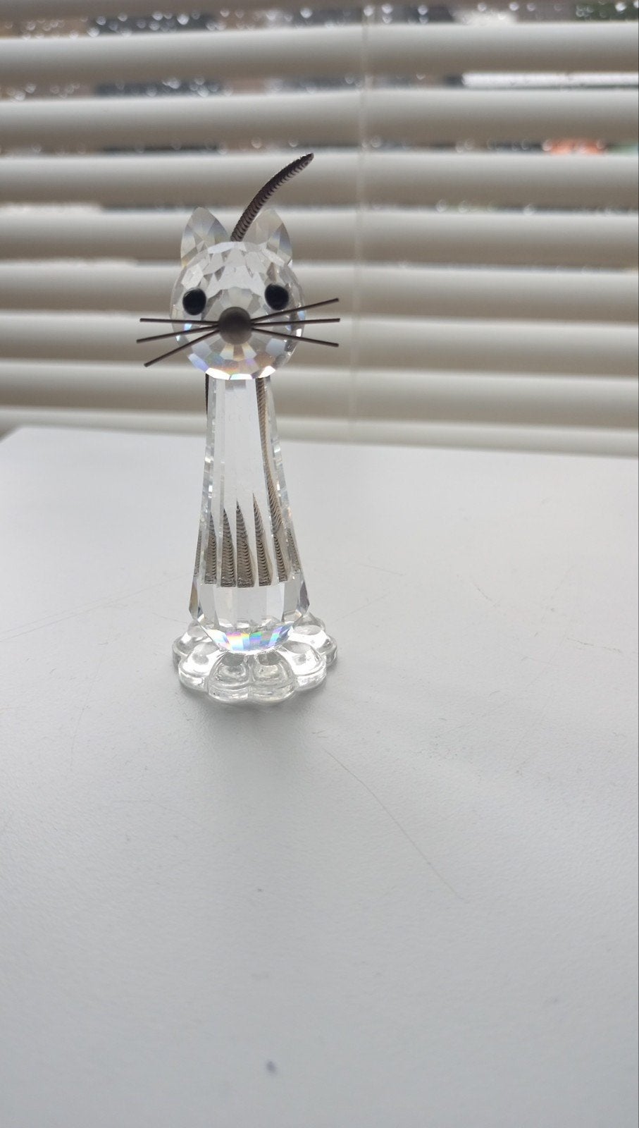 Swarovski kat groot, Ophalen of Verzenden, Zo goed als nieuw, Figuurtje