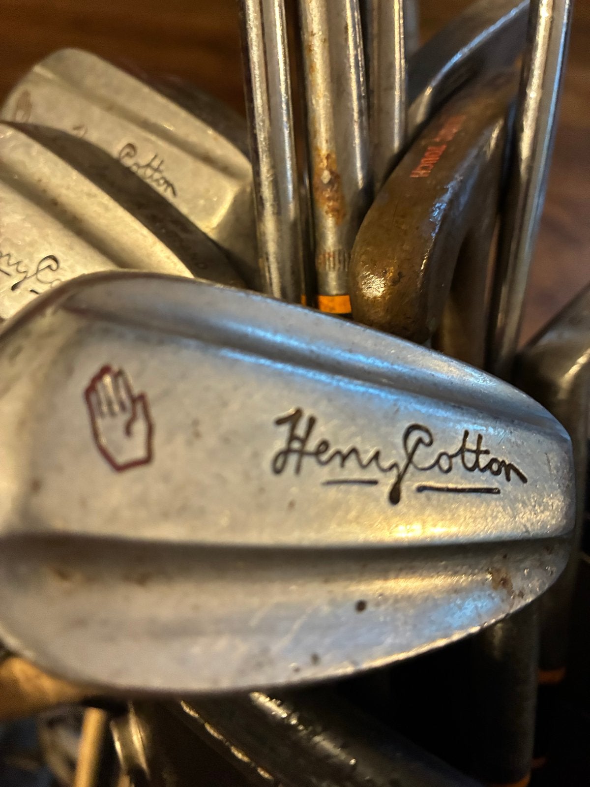 Vintage Golfset met Tas en Trolley - Henry Cotton & Wilson, Sport en Fitness, Ophalen, Gebruikt, Set, Overige merken
