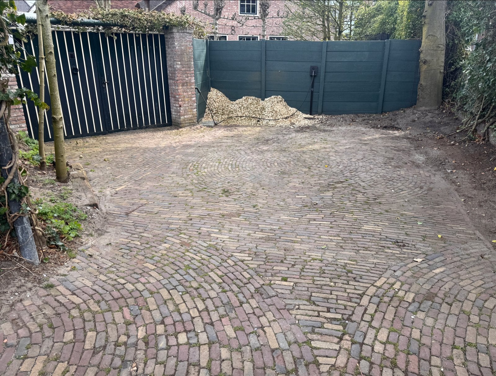 Oud gebakken waaltjes +/- 50m2, Tuin en Terras, Tegels en Klinkers, Ophalen, Gebruikt, Keramiek, Klinkers