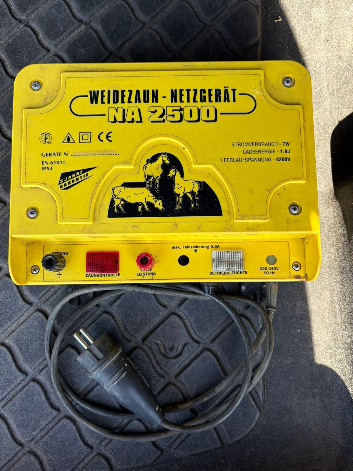 WEIDEZAUN Stroomapparaat NA 2500, Dieren en Toebehoren, Weidegang
