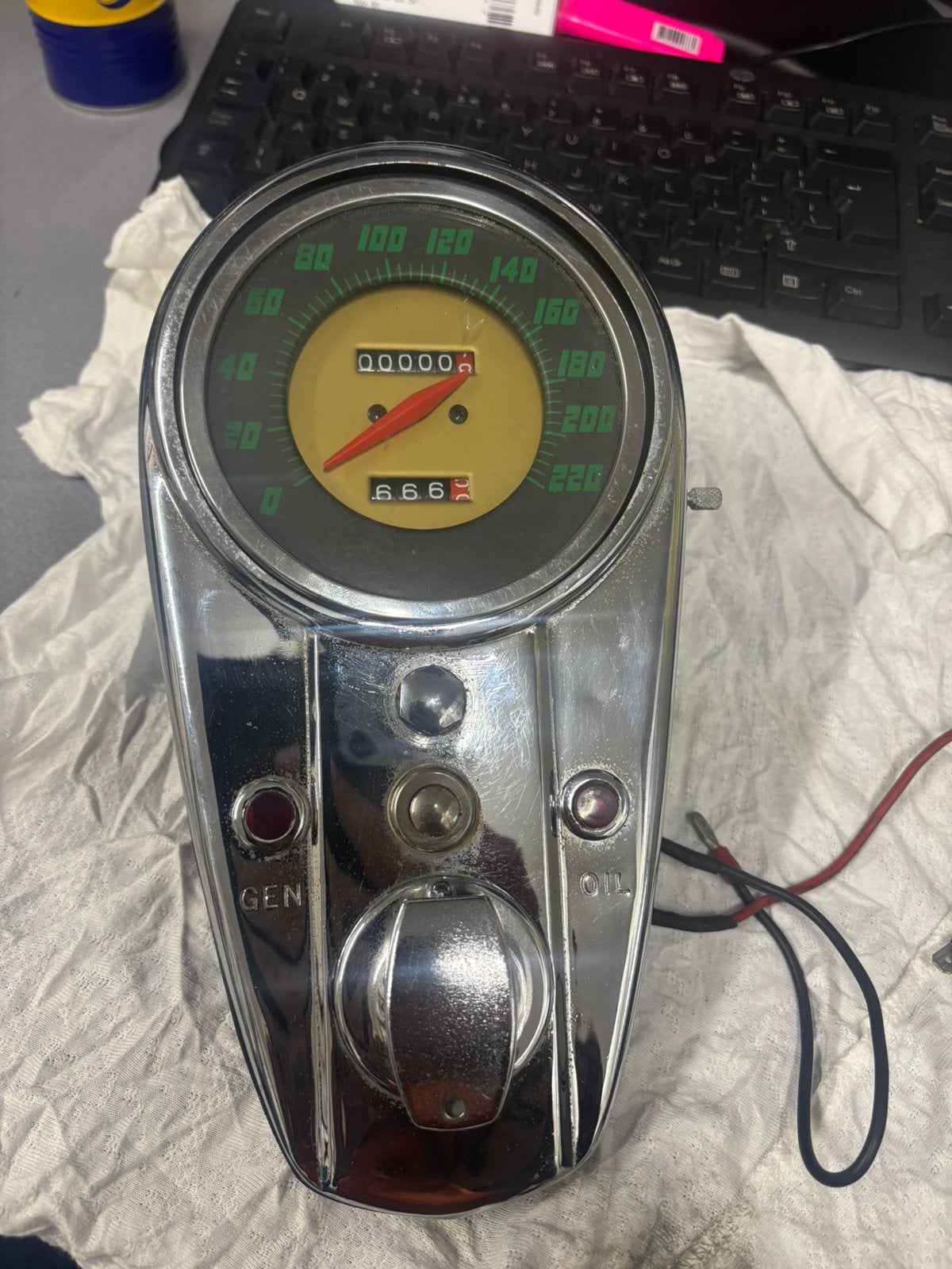 Shovelhead/panhead dash, Ophalen of Verzenden