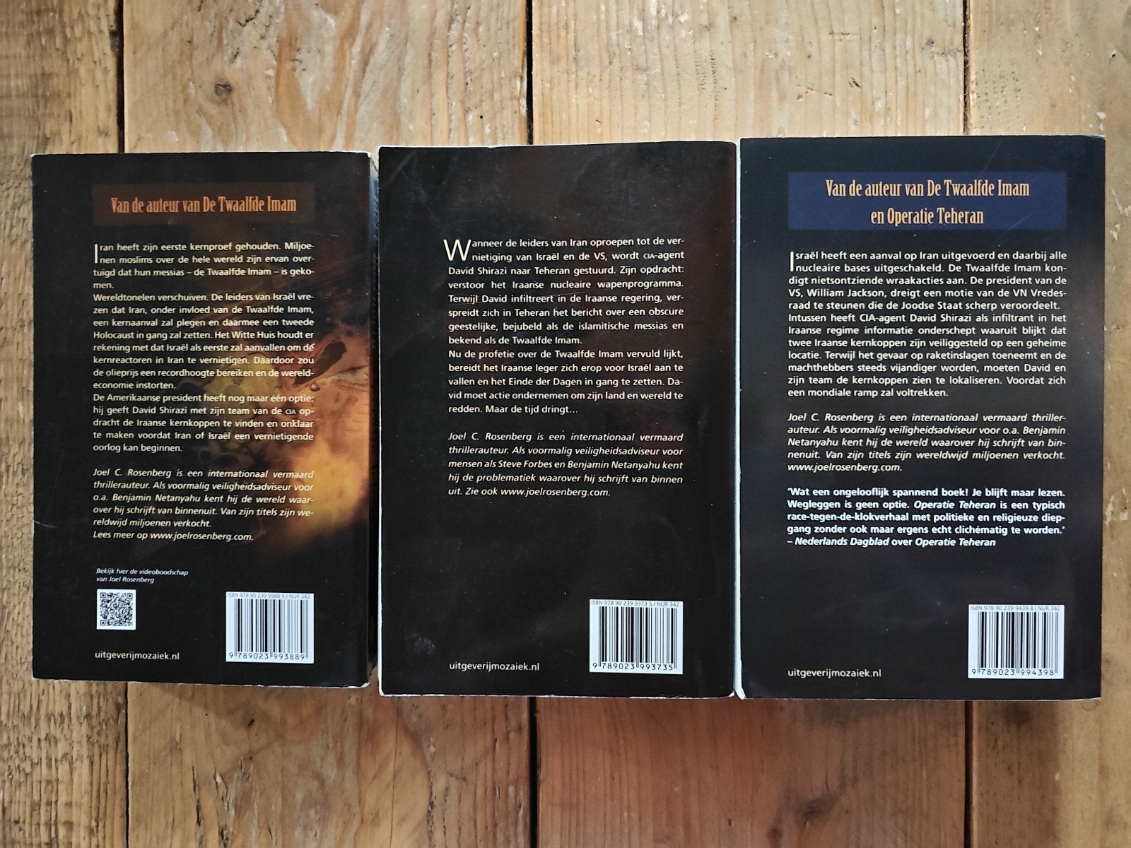Serie David Shirazi van Joël Rosenberg., Ophalen of Verzenden, Gelezen