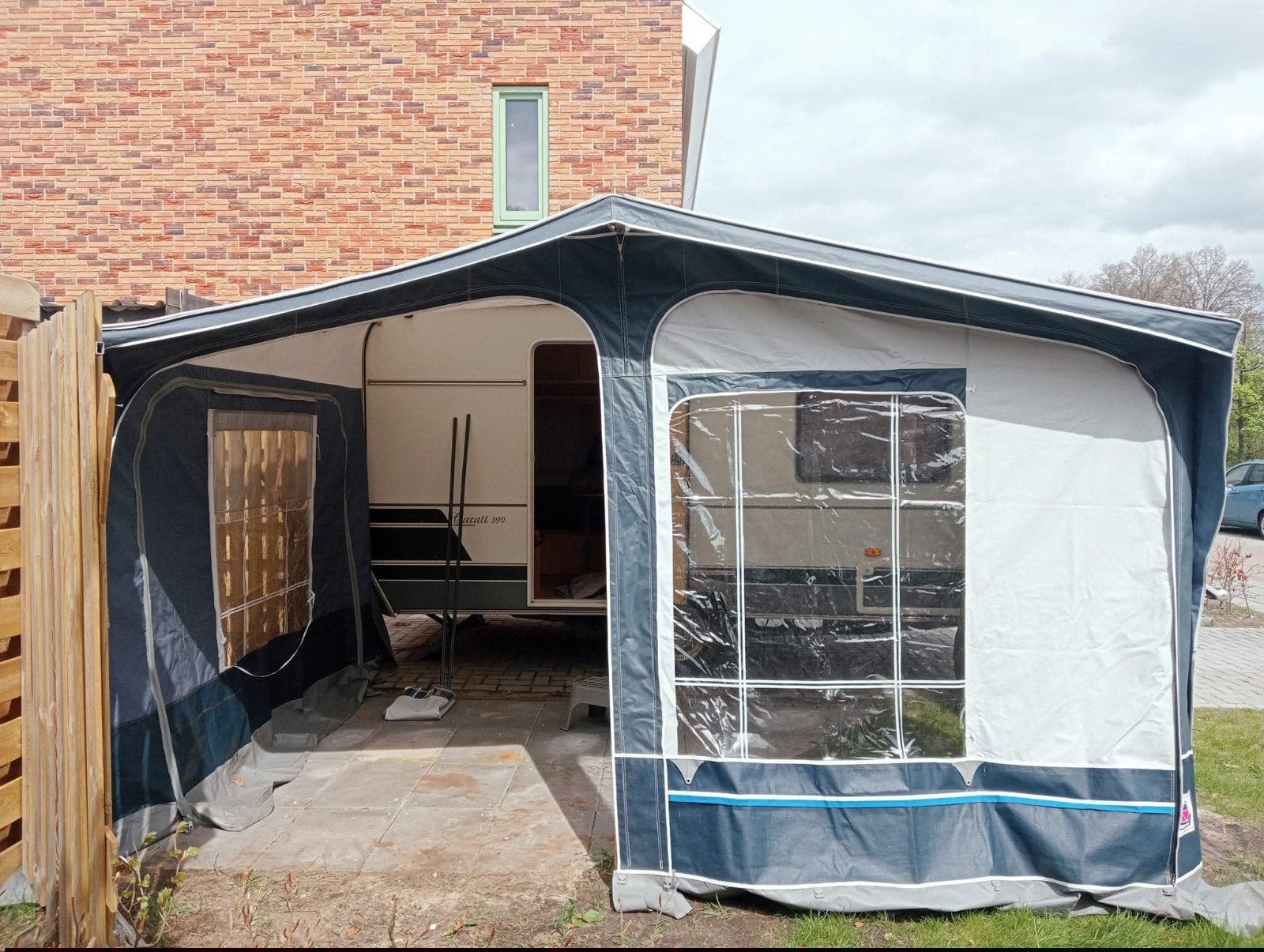 Voortent Dorema president 300xl, Ophalen, PVC, Dorema