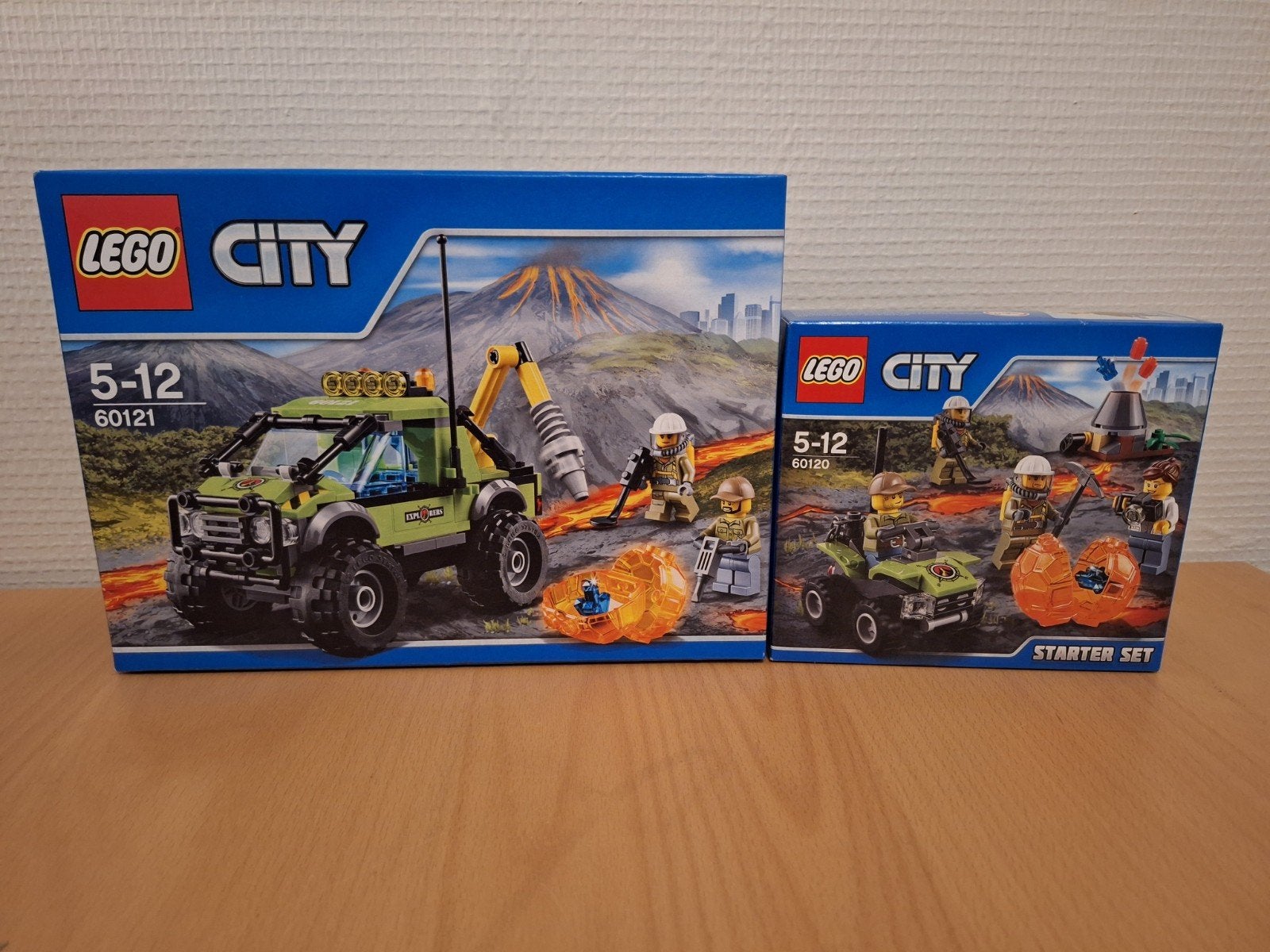 LEGO City Vulkaan Onderzoekssets 60121 & 60120 (nieuw), City, Lego, Nieuw, Ophalen of Verzenden