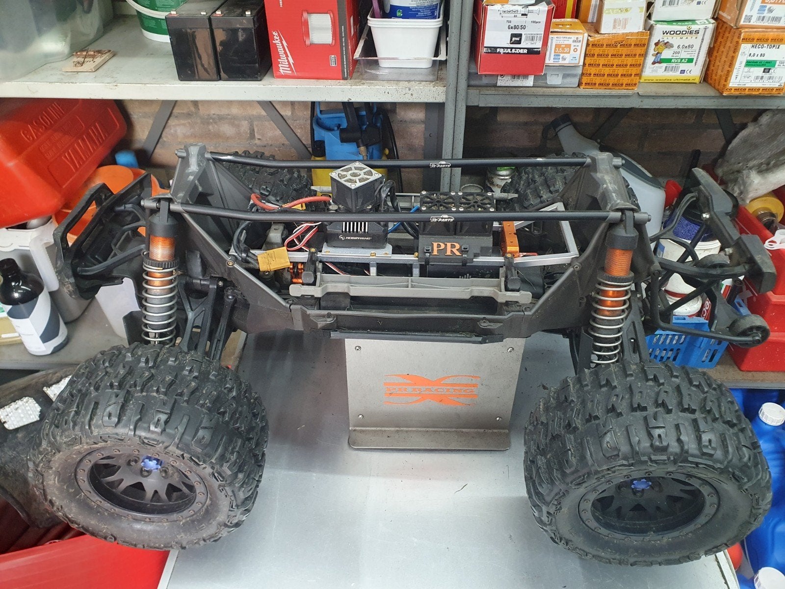 Traxxas X-Maxx 8s RC auto met zender, Hobby en Vrije tijd, Ophalen of Verzenden, Overige schalen, Auto offroad